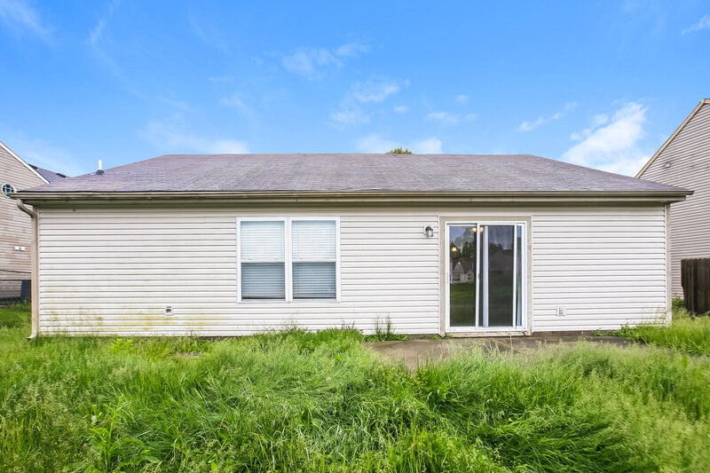 1,750/Mo, 3420 Cold Harbor Dr Indianapolis, IN 46227 Rear View