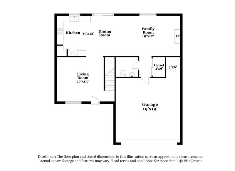 1,790/Mo, 6180 Morning Dove Dr Indianapolis, IN 46228 Floor Plan View