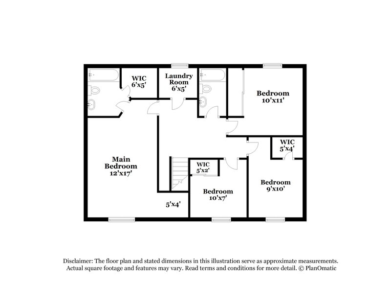 1,790/Mo, 6180 Morning Dove Dr Indianapolis, IN 46228 Floor Plan View 2