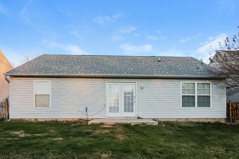 1,650/Mo, 2628 Lullwater Ln Indianapolis, IN 46229 Rear View