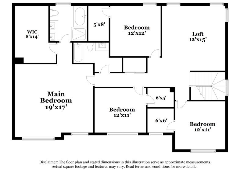 2,330/Mo, 1446 Hillcot Ln Indianapolis, IN 46231 Floor Plan View