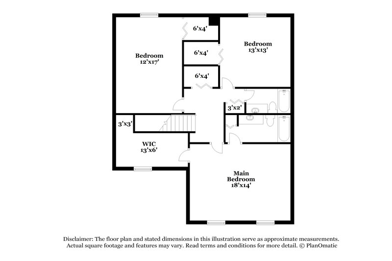 2,400/Mo, 2004 Orchid Bloom Dr Indianapolis, IN 46231 Floorplan View 2
