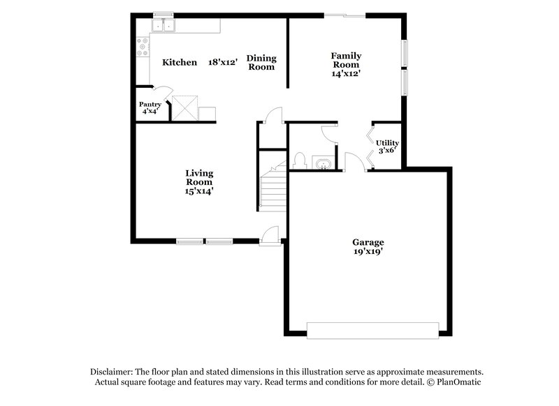 1,535/Mo, 10802 Snowdrop Way Indianapolis, IN 46235 Floor Plan View