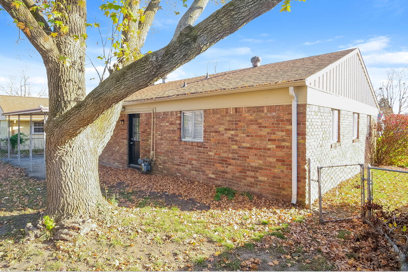 1,415/Mo, 3478 N Hermosa Ct Indianapolis, IN 46235 Rear View 2