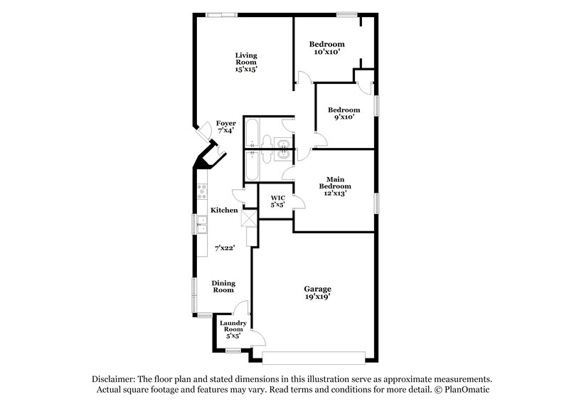 1,635/Mo, 11611 Signet Ln Indianapolis, IN 46235 Floor Plan View