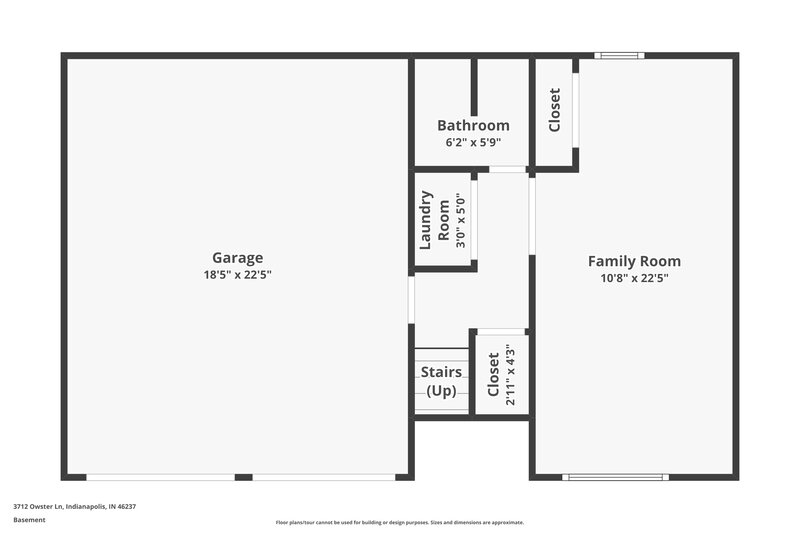 1,660/Mo, 3712 Owster Ln Indianapolis, IN 46237 Floor Plan View 2