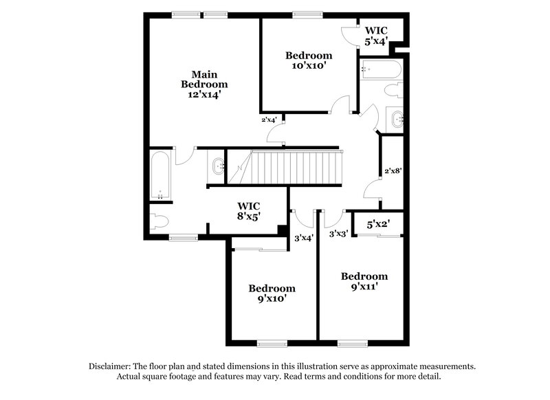 1,920/Mo, 3149 Brandenburg Dr Indianapolis, IN 46239 Floorplan View 2