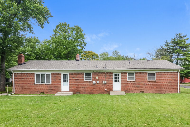 1,760/Mo, 1238 Brandt Dr Indianapolis, IN 46241 Rear View