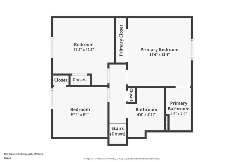 2,290/Mo, 5575 Freedom Ct Indianapolis, IN 46254 Floor Plan View 2