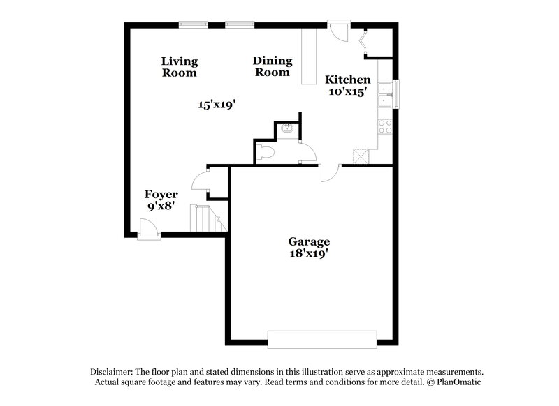 1,695/Mo, 2349 Harvest Moon Dr Greenwood, IN 46143 Floor Plan View 2