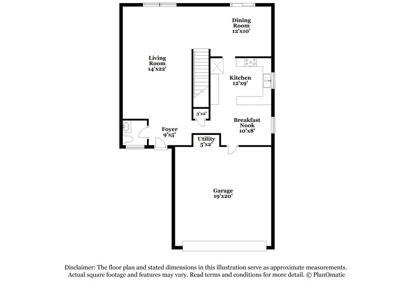 1,820/Mo, 4115 Orchard Valley Blvd Indianapolis, IN 46235 Floor Plan View