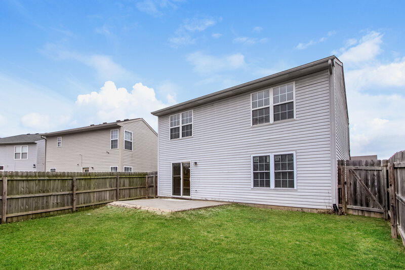 1,820/Mo, 4115 Orchard Valley Blvd Indianapolis, IN 46235 Rear View 4