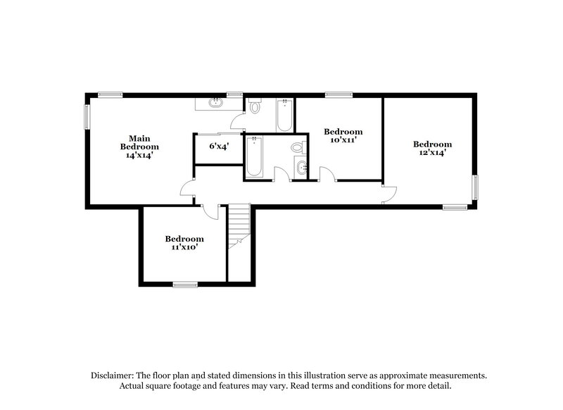 1,845/Mo, 1805 Catalano Dr Indianapolis, IN 46214 Floor Plan View 2
