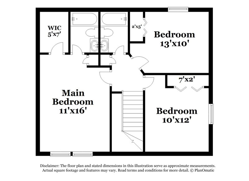 2,115/Mo, 6336 Long River Ln Indianapolis, IN 46221 Floor Plan View 2