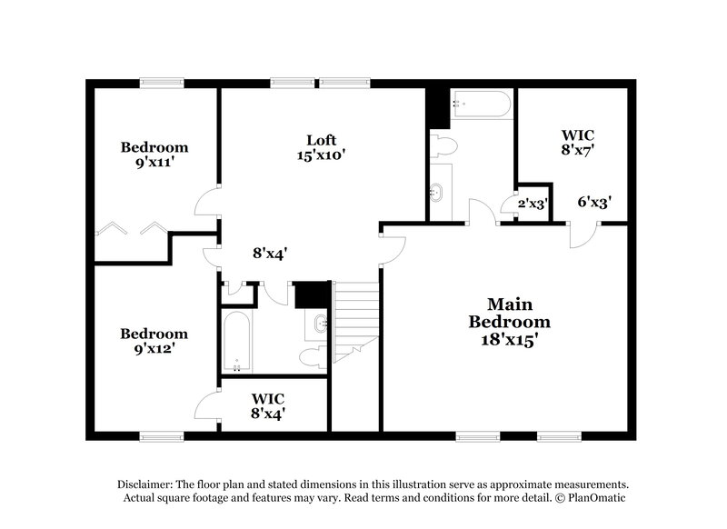 1,765/Mo, 7110 Tassel Meadow Dr Indianapolis, IN 46217 Floorplan View 2