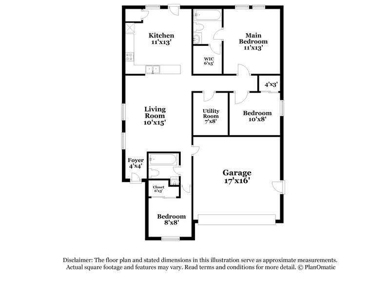 1,495/Mo, 8060 States Bend Dr Indianapolis, IN 46239 Floor Plan View