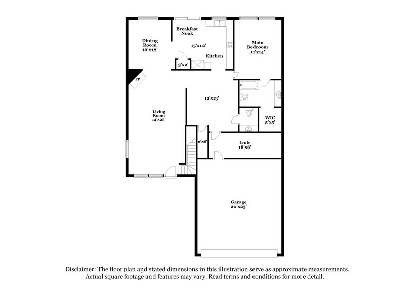 1,845/Mo, 7708 Firecrest Ln Indianapolis, IN 46113 Floor Plan View