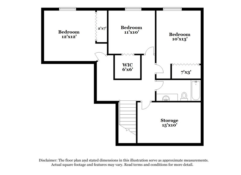 1,845/Mo, 7708 Firecrest Ln Indianapolis, IN 46113 Floor Plan View 2