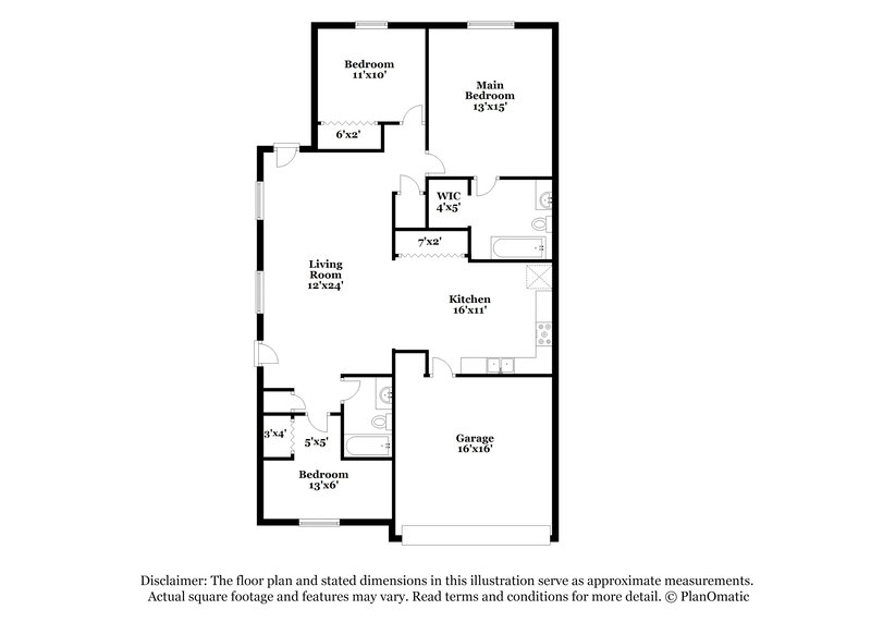 1,550/Mo, 526 Florence Dr GREENFIELD, IN 46140 Floorplan View