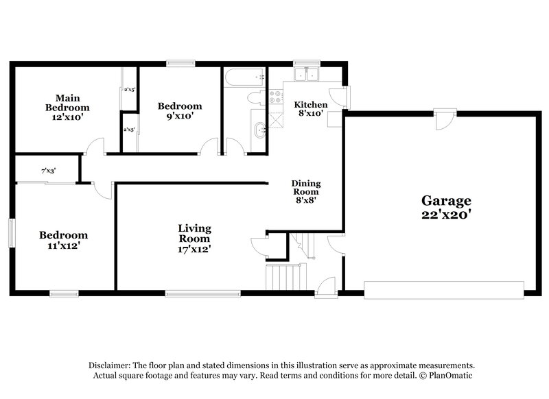 0/Mo, 3417 SUMMERFIELD DR INDIANAPOLIS, IN 46214 Floor Plan View