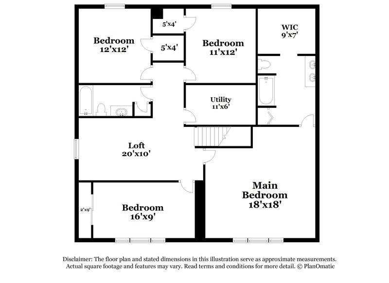2,055/Mo, 2450 Autumn Rd Indianapolis, IN 46229 Floor Plan View 2