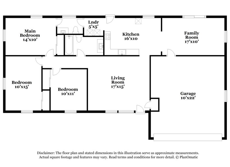 1,790/Mo, 507 Green Valley Dr Greenwood, IN 46142 Floor Plan View