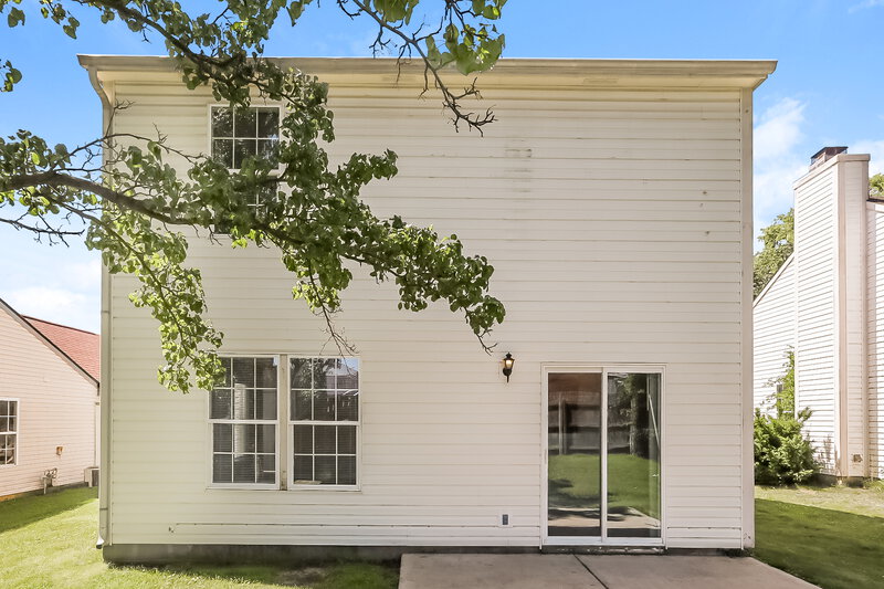1,820/Mo, 3210 Montgomery Dr Indianapolis, IN 46227 Rear View