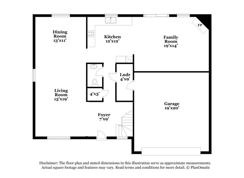 2,010/Mo, 8124 Painted Pony Dr Indianapolis, IN 46217 Floor Plan View