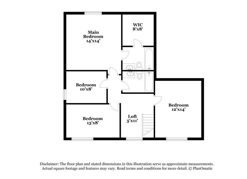 2,010/Mo, 8124 Painted Pony Dr Indianapolis, IN 46217 Floor Plan View 2