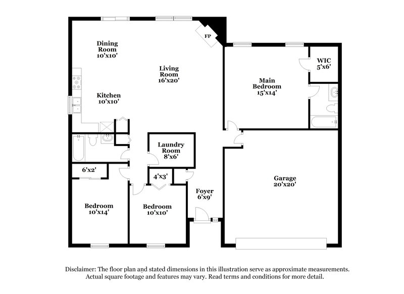 1,765/Mo, 2060 Seven Peaks Dr Cicero, IN 46034 Floor Plan View