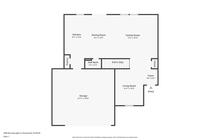 2,910/Mo, 2046 Morning Light Lane Greenwood, IN 46143 Floor Plan View