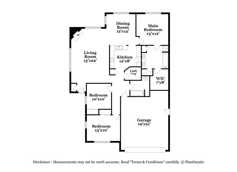 2,185/Mo, 756 Rose Lane Brownsburg, IN 46112 Floor Plan View