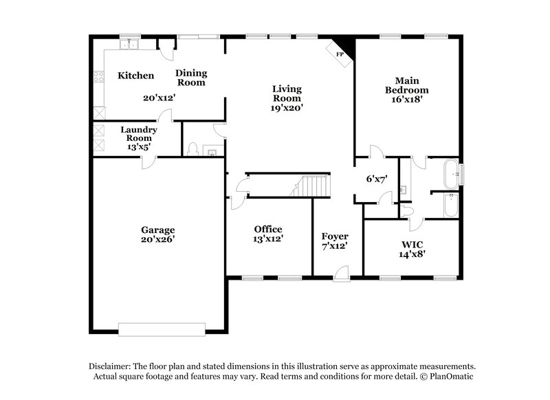 2,505/Mo, 6571 E Daisy Hill Ct Camby, IN 46113 Floor Plan View