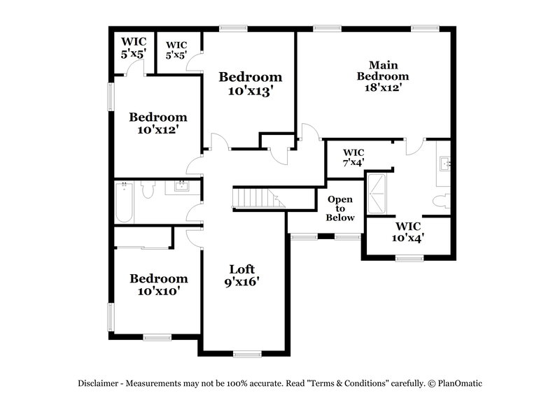 2,125/Mo, 1089 W Jade Dr Fortville, IN 46040 Floor Plan View 2