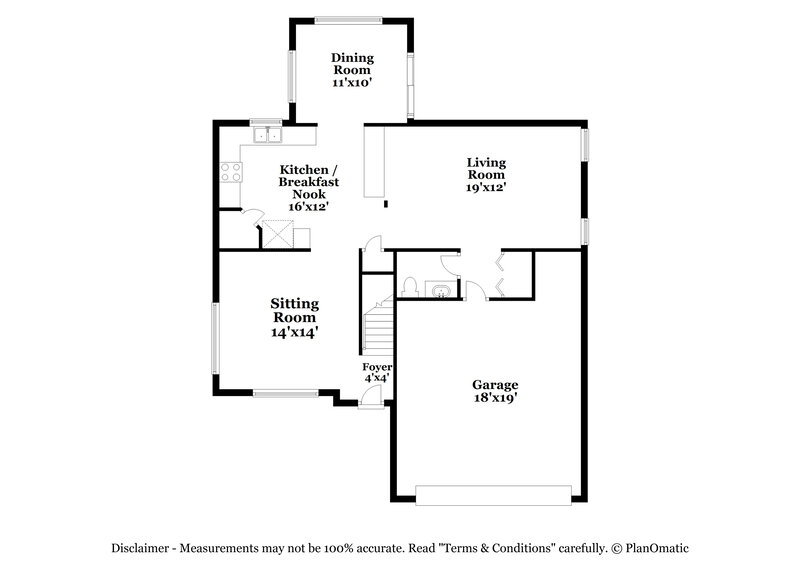 1,575/Mo, 147 Fountain Dr Mooresville, IN 46158 Floor Plan View