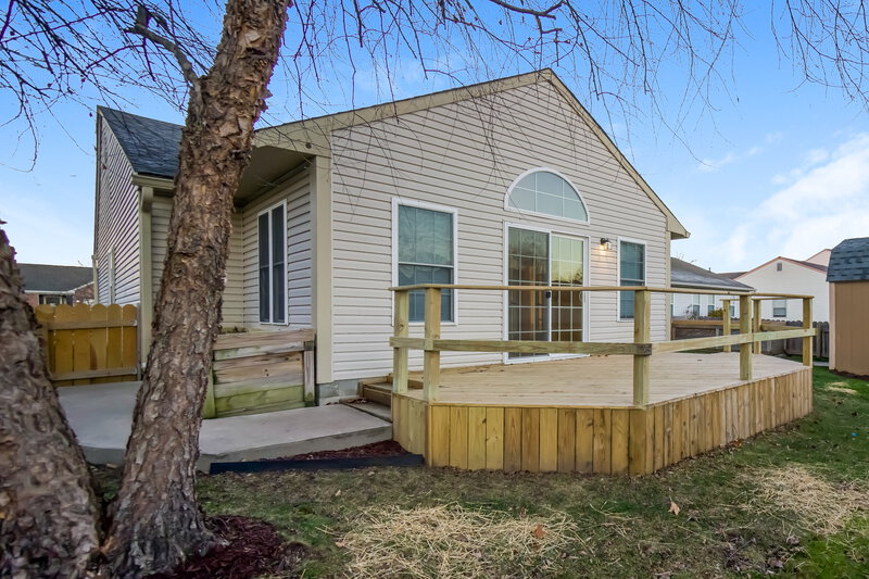 2,075/Mo, 5959 Gadsen Dr Plainfield, IN 46168 Rear View