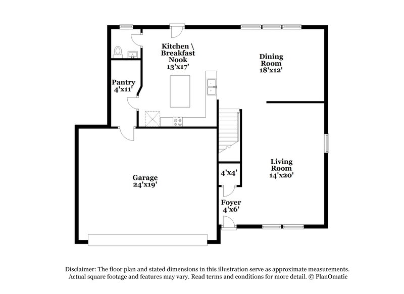 2,000/Mo, 12432 Bearsdale Dr Indianapolis, IN 46235 Floor Plan View