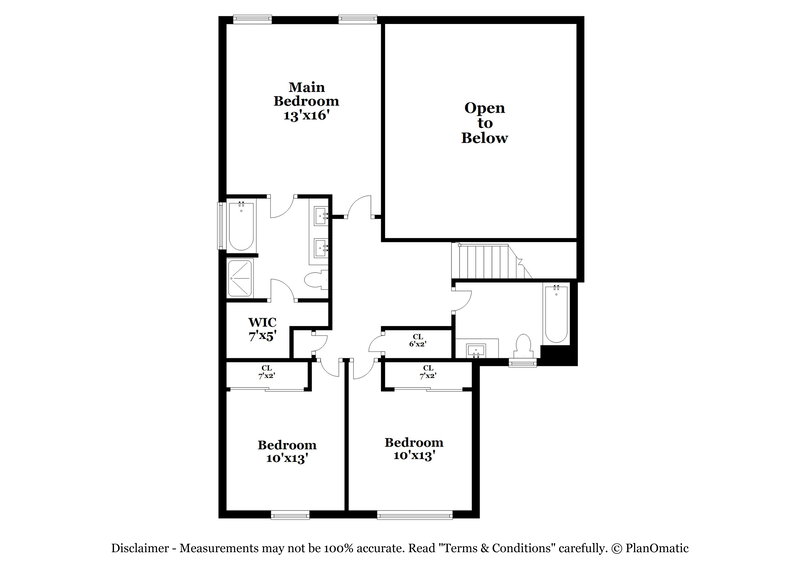 1,800/Mo, 5854 High Grass Lane Indianapolis, IN 46235 Floor Plan View 2