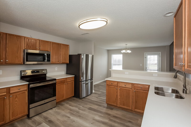 1,800/Mo, 5854 High Grass Lane Indianapolis, IN 46235 Kitchen View