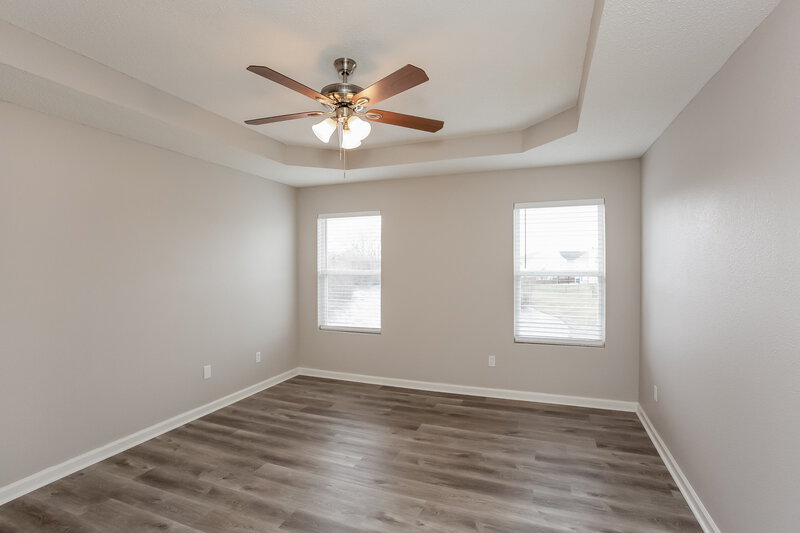 1,800/Mo, 5854 High Grass Lane Indianapolis, IN 46235 Main Bedroom View