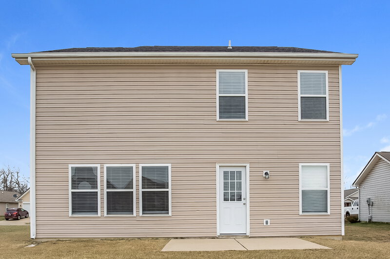 1,800/Mo, 5854 High Grass Lane Indianapolis, IN 46235 Rear View