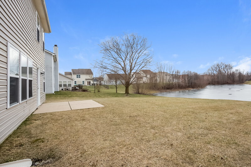 1,800/Mo, 5854 High Grass Lane Indianapolis, IN 46235 Rear View 2