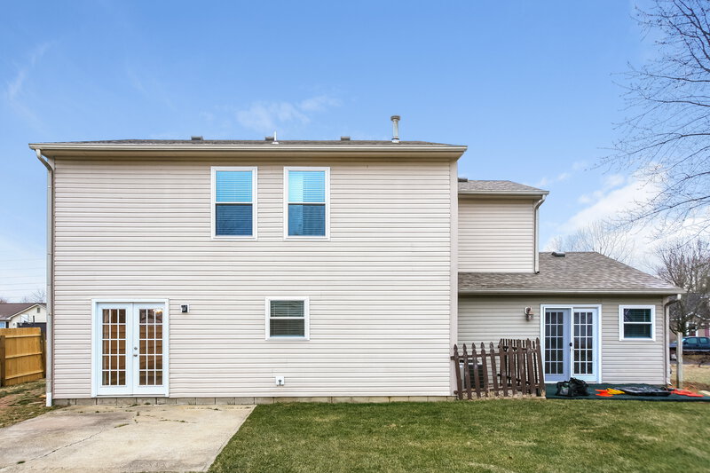 2,080/Mo, 2108 Jason Dr Lebanon, IN 46052 Rear View