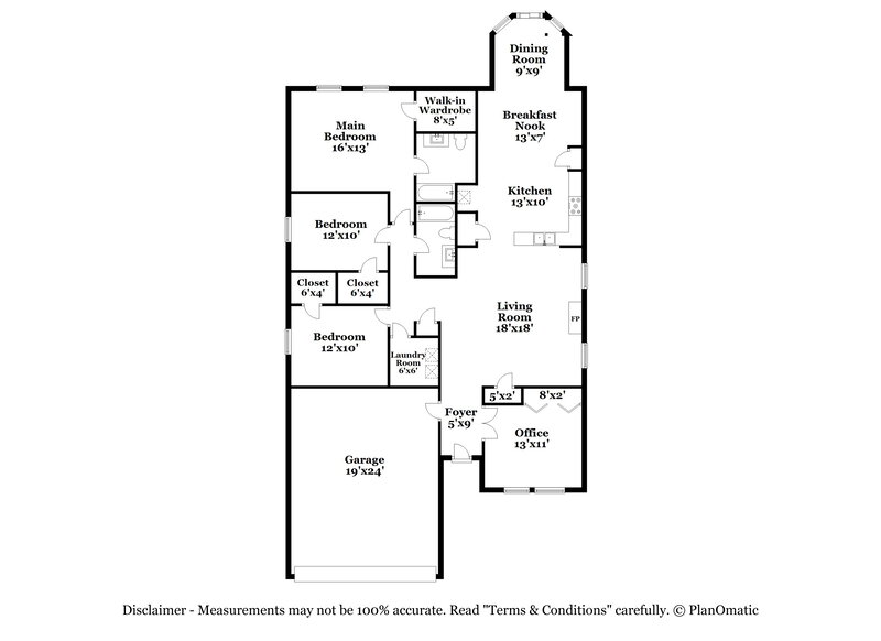 2,045/Mo, 6430 Glory Maple Ln Indianapolis, IN 46221 Floorplan View