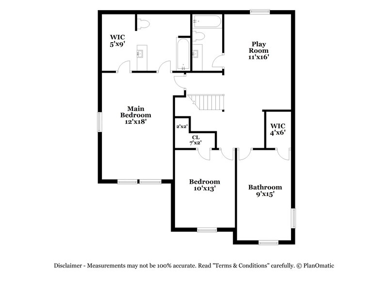 1,830/Mo, 118 Tinker Trl Greenfield, IN 46140 Floor Plan View