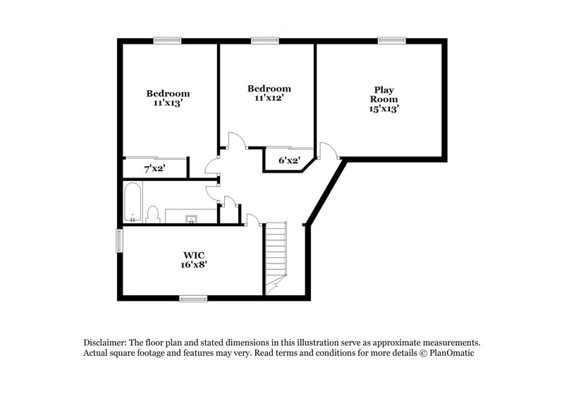 2,000/Mo, 3033 Lodgepole Dr Whiteland, IN 46184 Floor Plan View 2