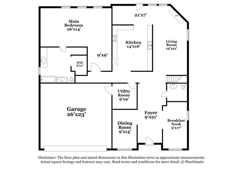 2,400/Mo, 5978 N Rockingham Ln McCordsville, IN 46055 Floor Plan View