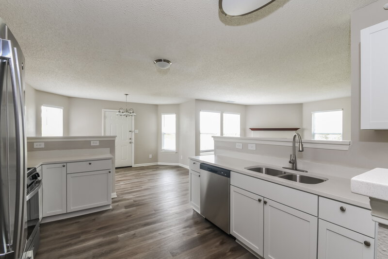 2,400/Mo, 5978 N Rockingham Ln McCordsville, IN 46055 Kitchen View 2