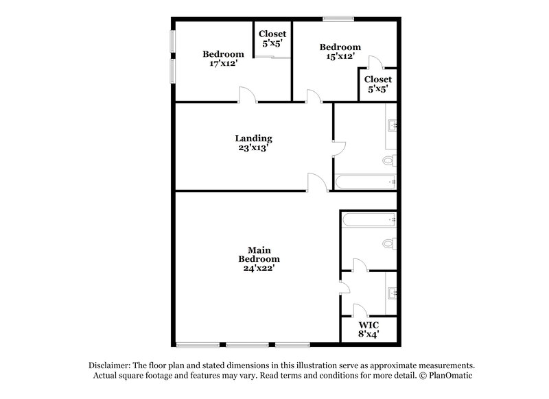 1,945/Mo, 6670 Black Antler Cir Indianapolis, IN 46217 Floor Plan View 2