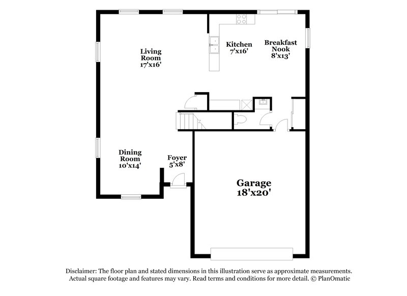 2,080/Mo, 12337 Bearsdale Dr Indianapolis, IN 46235 Floor Plan View
